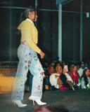 Upside Down Patchwork Jeans