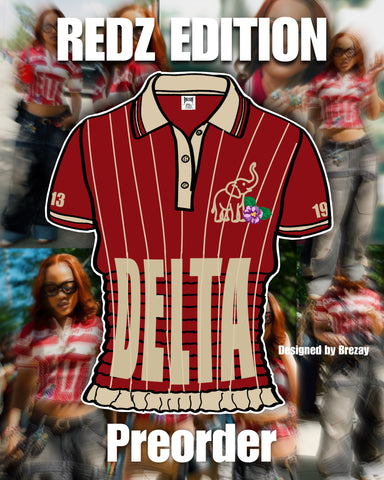 REDZ COLLAR SMOCKED TOP