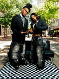 BREZERK BLACK POCKET JEANS